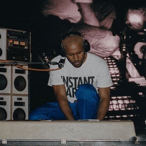 frank ocean working in the studio