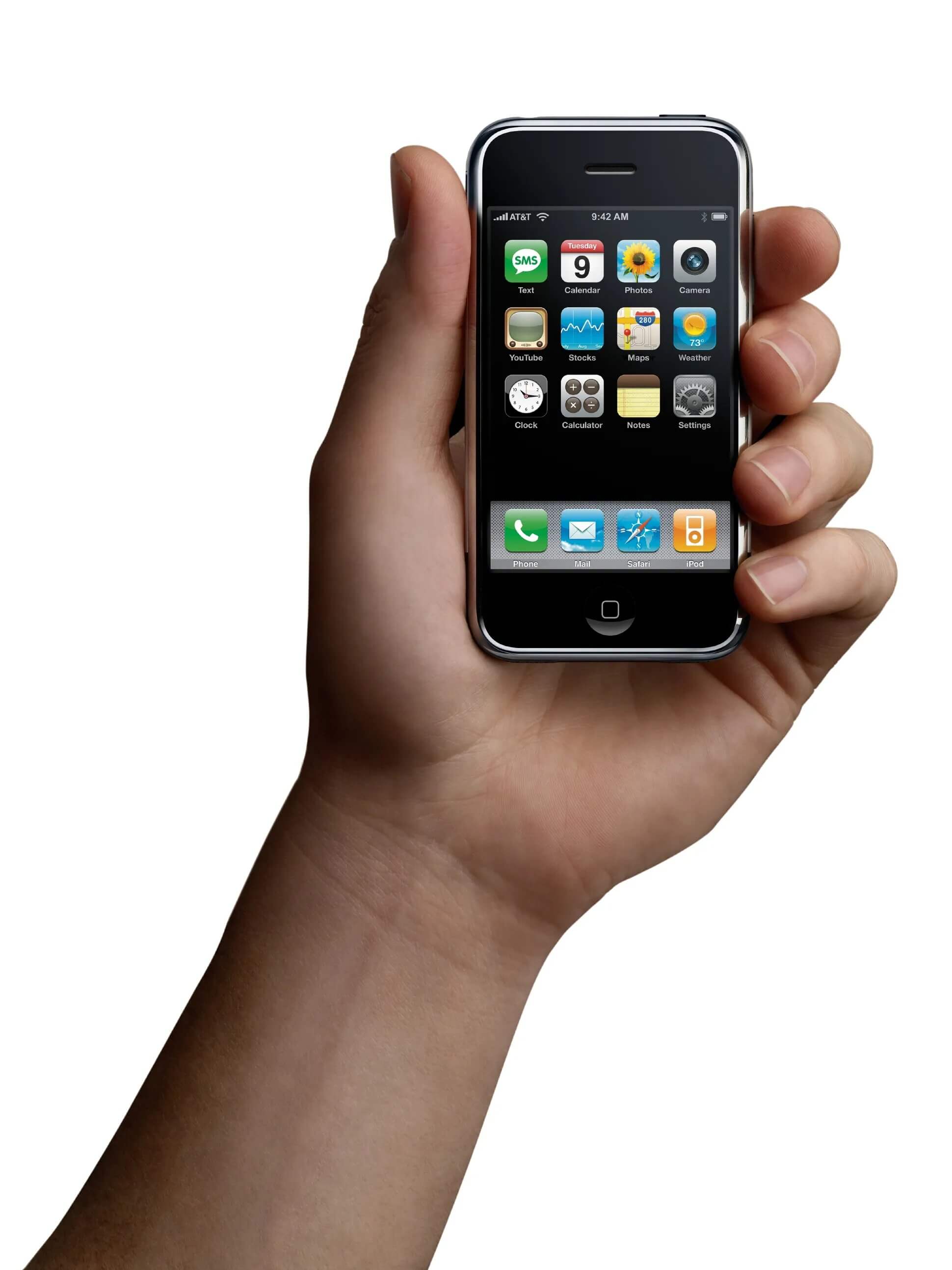 the iphone 2g, released in the same year