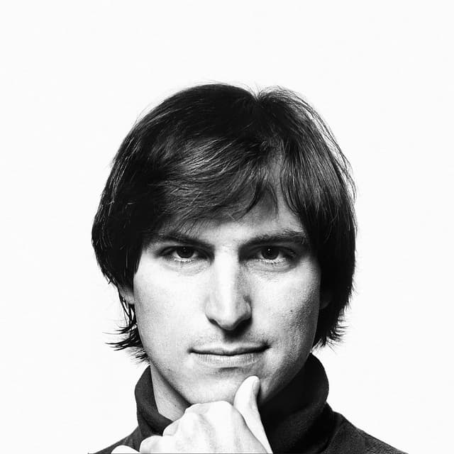 Steve Jobs in his younger years
