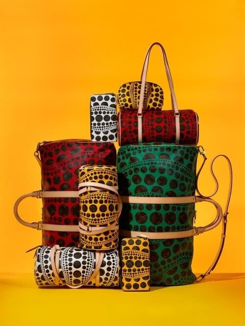 Bags from Kusamas first team-up with Louis Vuitton